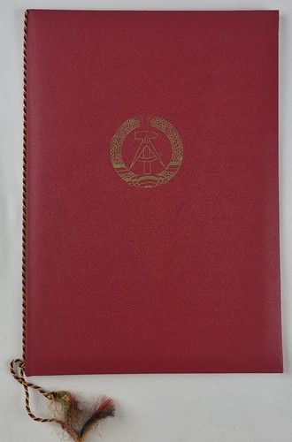 Ddr ehrenurkunde für - ddr,