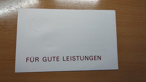 Ddr für gute leistungen - ,