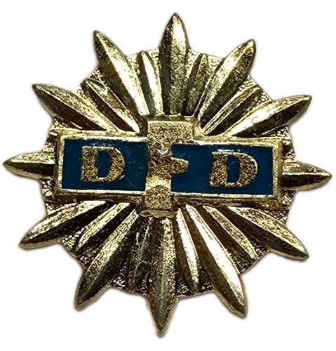 Ddr dfd ehrennadel - gold, –