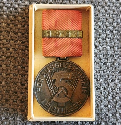 Auszeichnung ddr medaille - auszeichnung, ddr: