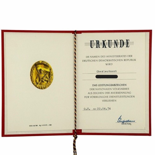 Ddr nva urkunde - ddr,