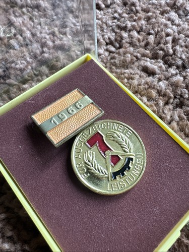 1966 ddr medaille - medaille, abzeichen