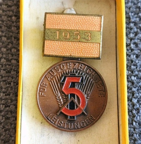 Auszeichnung ddr medaille - ddr:,